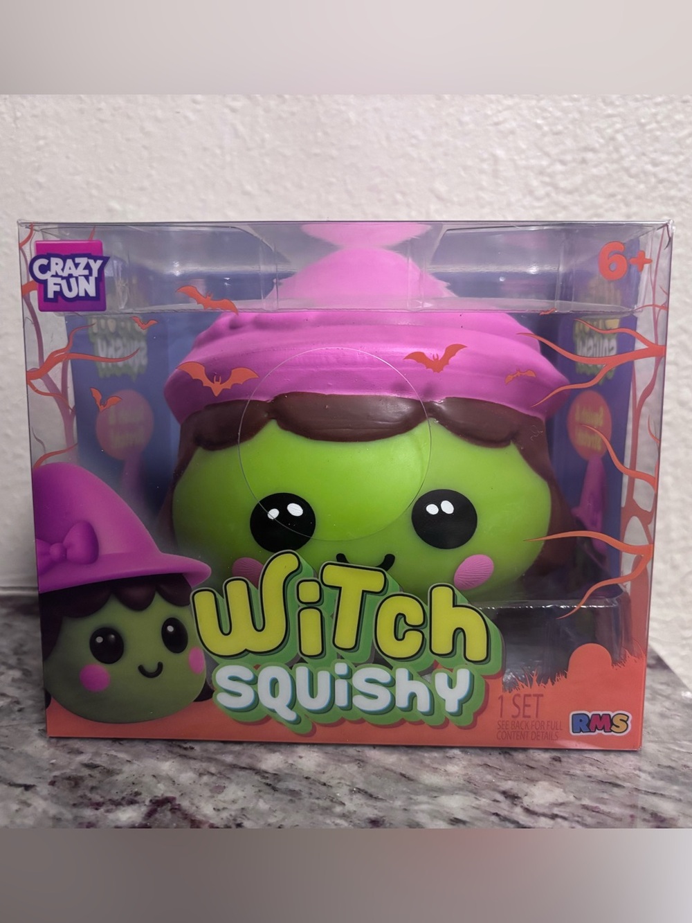 RMS Crazy Fun Witch Squishy Toy